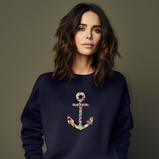 Sweatshirt femme, Couleur bleu