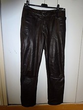 ARMAND VENTILO SUPERBE PANTALON FEMME EN CUIR VÉRITABLE  T.38 TRES BON ETAT!!!