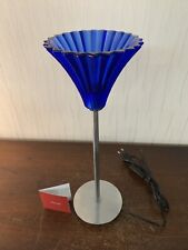 2 lampes modèle mille nuits bleu Mathias cristal Baccarat (prix à la pièce)