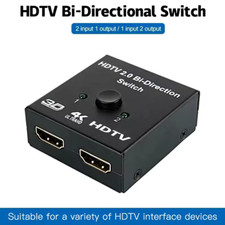 Répartiteur vidéo HDMI, commutateur HDMI 4K, 60Hz, 2 ports