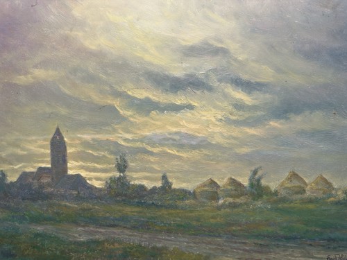 Paysage néo impressionniste - néo,