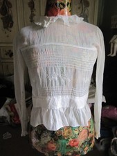 Ancienne blouse en linon
