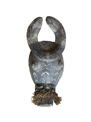 Ancien masque buffle baoulé - buffle,