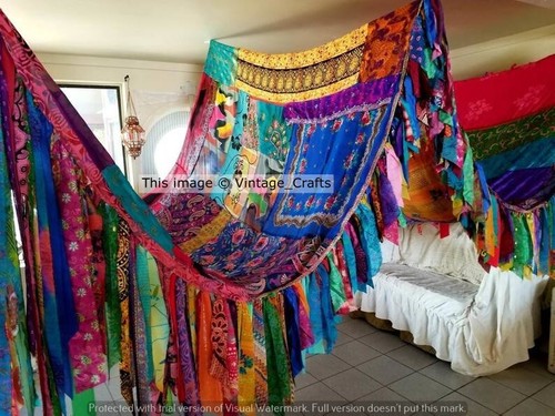 Sari indien vintage - en, soie