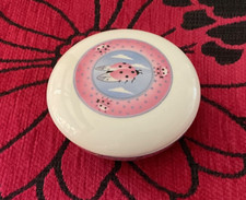 Boîte et son couvercle motif de coccinelles GIEN - MARIE PIERRE BOITARD