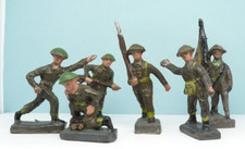 Rare lot 6 figurines soldats