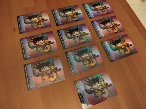 Lot cartes dragon - 10,
