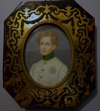 rare ancien miniature napoléon " l ' aiglon " royauté empire   19 éme  xix éme