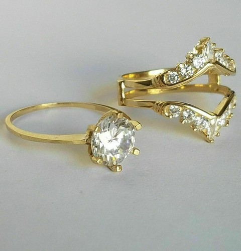 Bague solitaire rehausseur