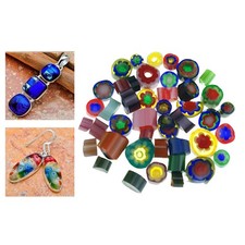 Handmade Crafts Glass Kiln Stained Fusing Kit Supplies pour Microwave Craft