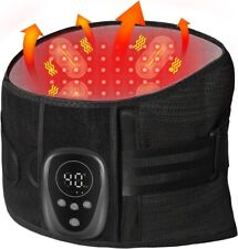 HONGJING Ceinture de massage dorsal avec lumière rouge chauffante