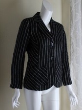 Chico's Taille 0 Noir Argent