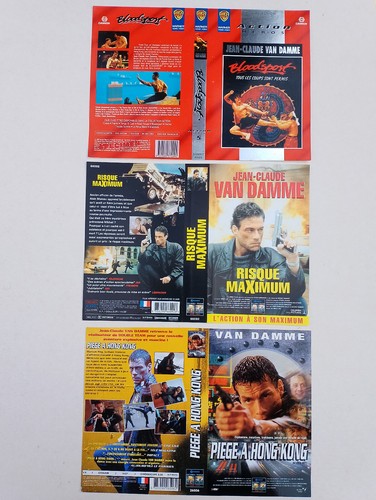 Lot jaquettes vhs - jaquettes,