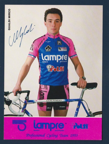 Cyclisme carte cycliste gualdi - cyclisme,