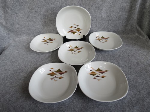 Assiettes creuses porcelaine - 6,