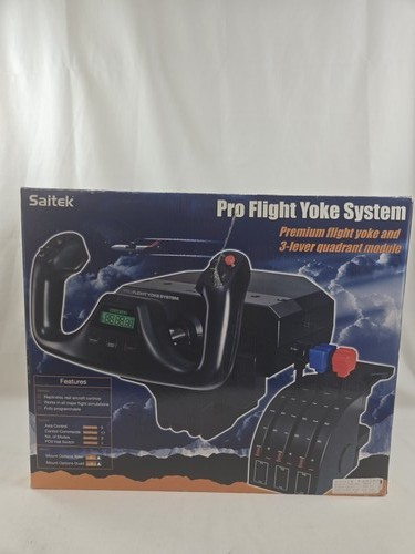 Saitek pro flight yoke system - saitek,