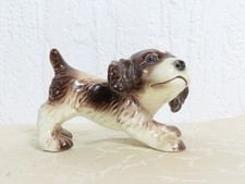Figurine En Céramique "Chiens Cocker Spaniel Chiots" Goebel !