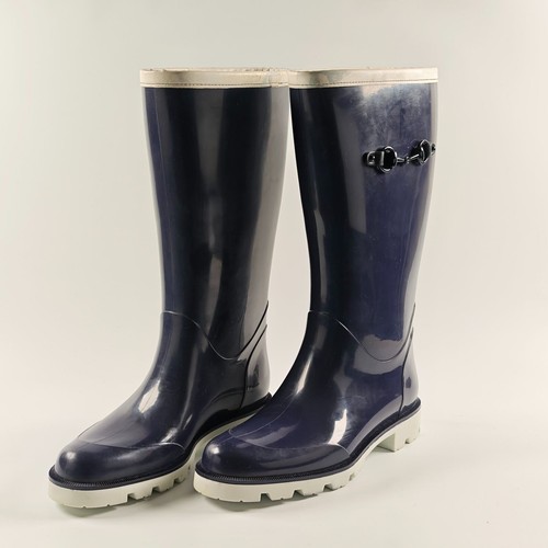 Gucci women navy knee - knee, high