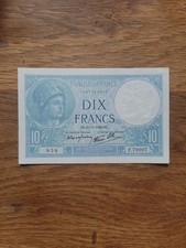 France Billet Ancien 10 Dix