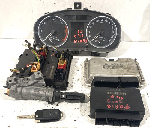 Set ecu moteur skoda fabia - moteur,