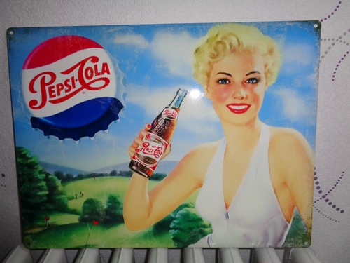 Tole metal pin pepsi cola - up,