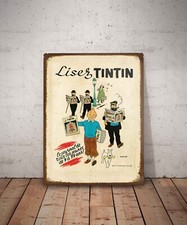 Plaque métal vintage - , lisez