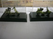 miniature   2 vespa 125 u 1953 vespa 125 1948 boite bon etat 1:43