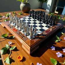Jeu d'échecs de luxe plateau