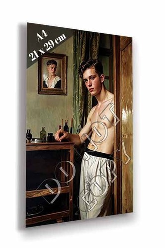 Jeune homme torse dans une - jeune,