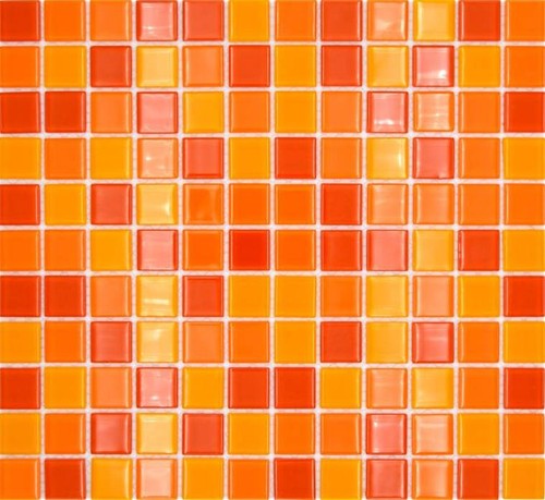 Pâte verre ocre - verre, orange