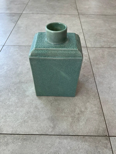 Antique vase ceramic celadon - antique,