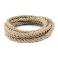CORDE DE JUTE 40mm-60mm Fibre naturelle en jute de chanvre, imprégnée naturelle
