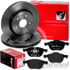 Brembo Disques De Frein 300Mm + Plaquettes Avant Compatible Avec Ford Ecosport