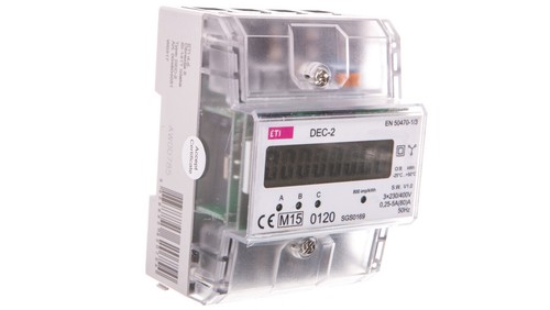 Compteur électrique triphasé