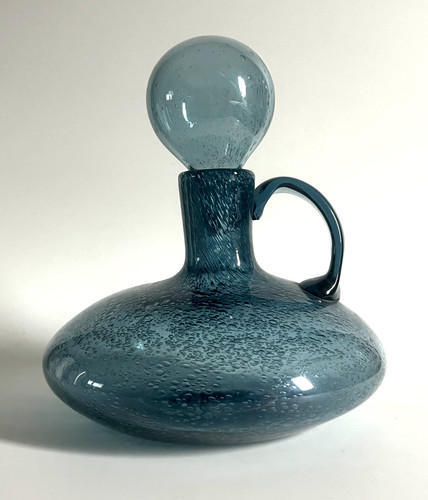 Grande carafe verre bullé - en,