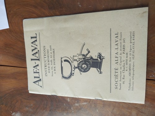 Alfa laval machine agricole - alfa,