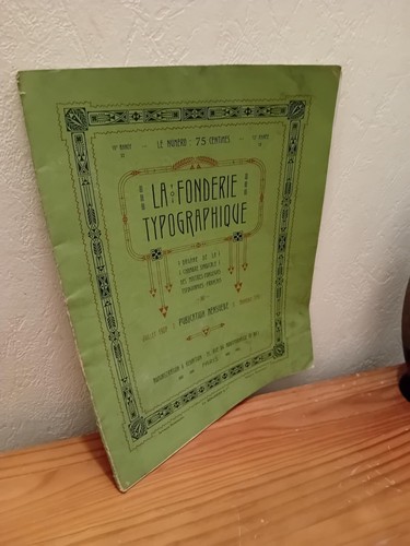 Fonderie typographique - fonderie,