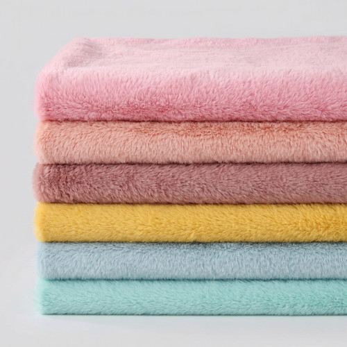 Tissu fausse fourrure peluche - fausse,