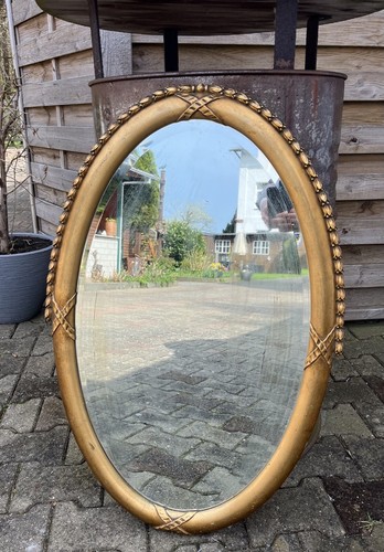 Miroir mural ovale antique - ovale,