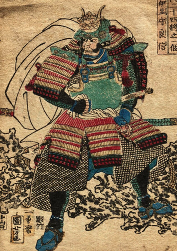 Ancien estampe japonaise - estampe,