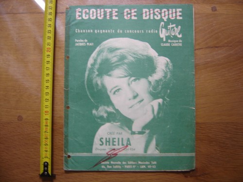 Partition sheila ecoute - sheila,