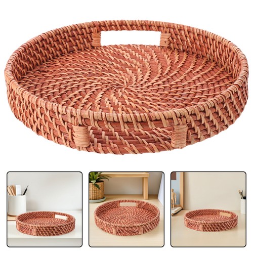 Plateau rotin panier de - ,