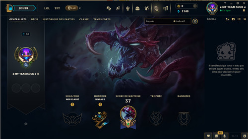 Compte lol unranked mmr - unranked,