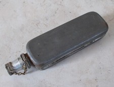 Antique France Oiler Oil Squirt Can metal vintage old Military vtg #490