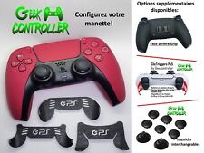 Manette Sony Ps5 Cosmic Red + Palettes interchangeables type Burn/Scuf/Geek