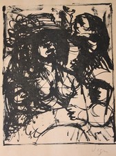 Sylvain Vigny - Art Abstrait - Estampe originale  22/75