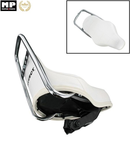Selle chopper blanche - selle,