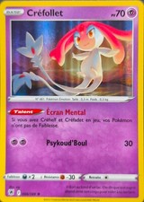 Carte Pokémon HOLO Créfollet
