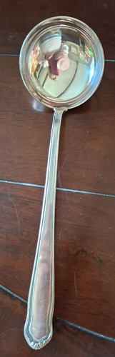 Louche métal argenté - louche,