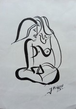 COMPOSITION ABSTRAITE FEMME